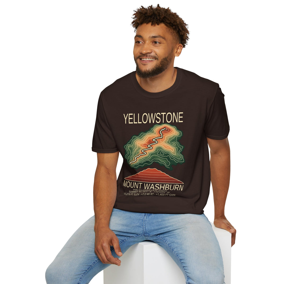 Mount Washburn Hiking T-Shirt | Yellowstone