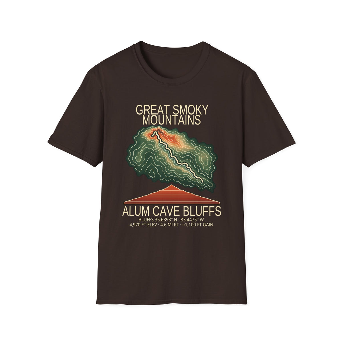 Alum Cave Bluffs Hiking T-Shirt | Great Smoky Mountains