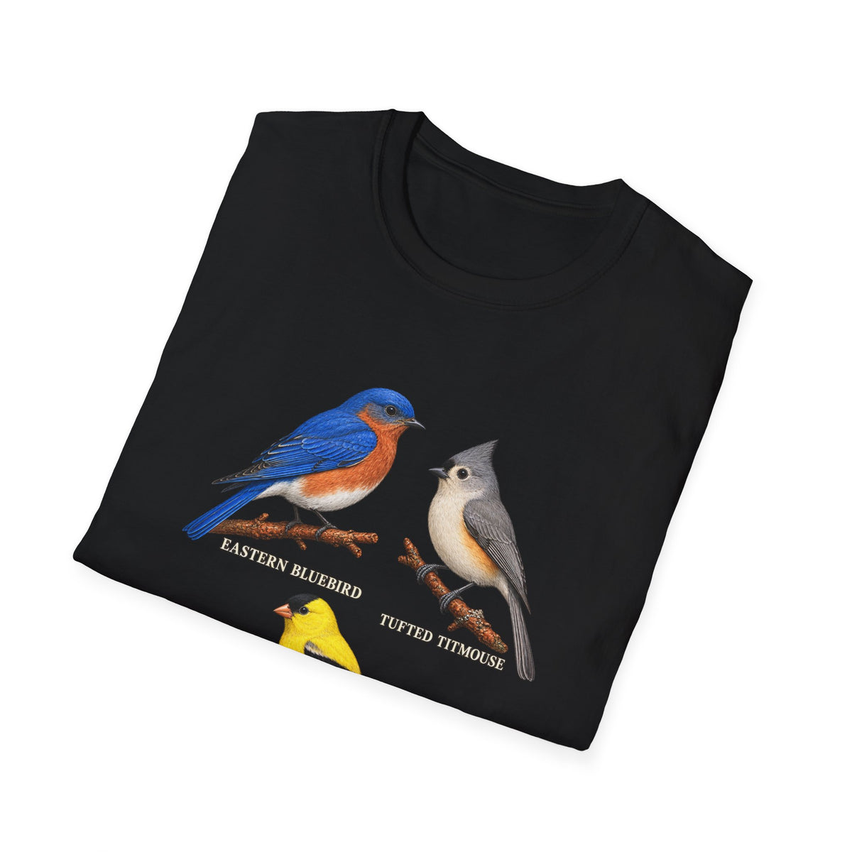 Eastern Backyard Birds Natural History T-Shirt