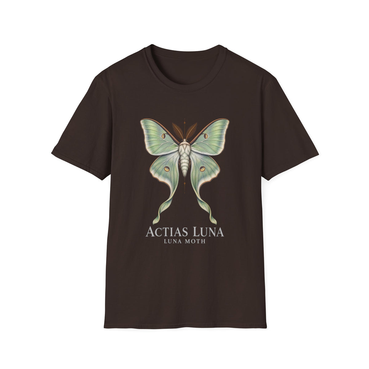 Luna Moth Natural History T-Shirt | Actias luna