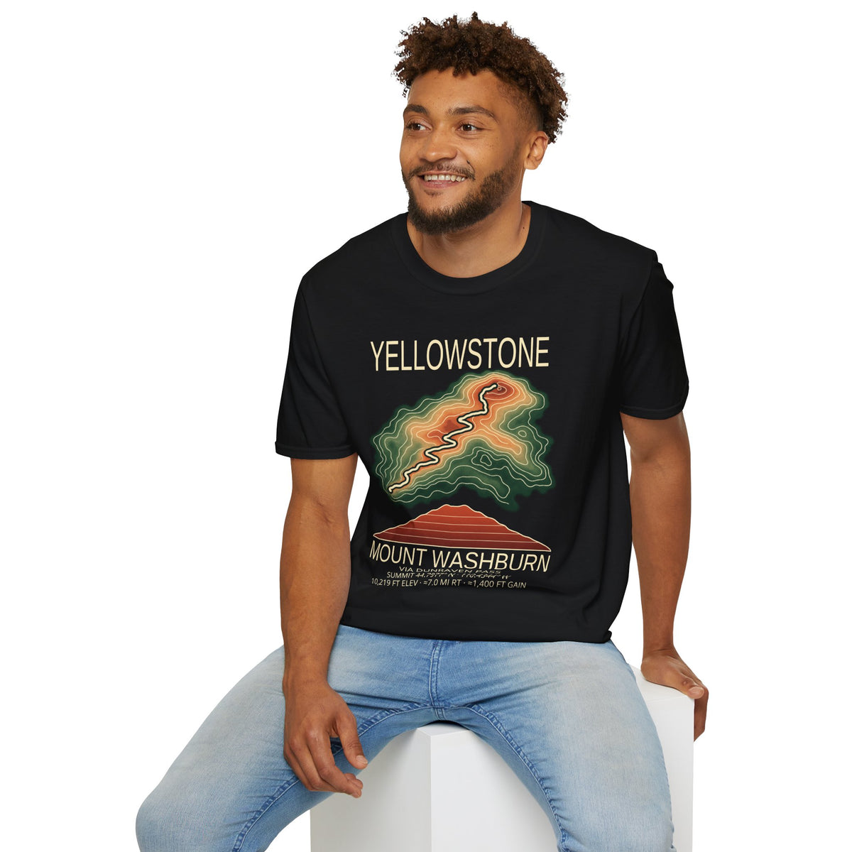 Mount Washburn Hiking T-Shirt | Yellowstone
