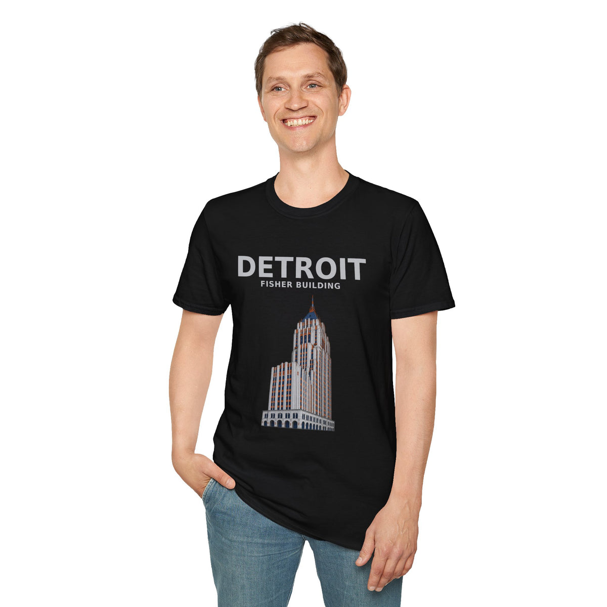 Fisher Building Detroit Architecture T-Shirt