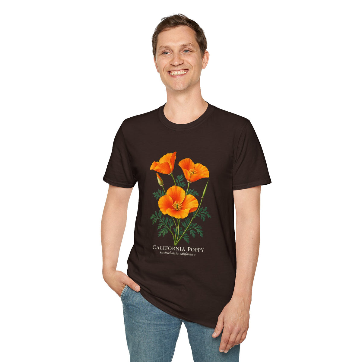 California Poppy Botanical T-Shirt