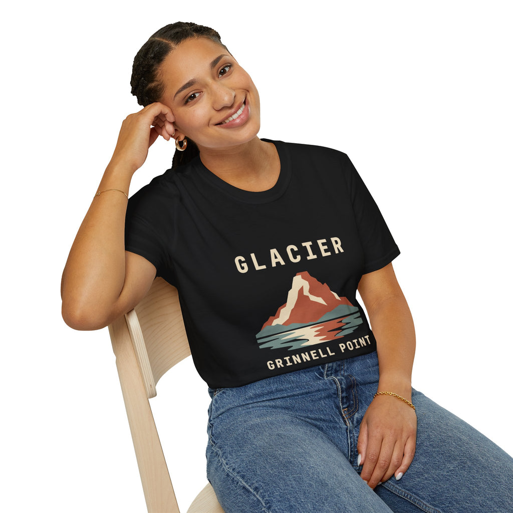 Grinnell Point Mountain T-Shirt | Glacier National Park