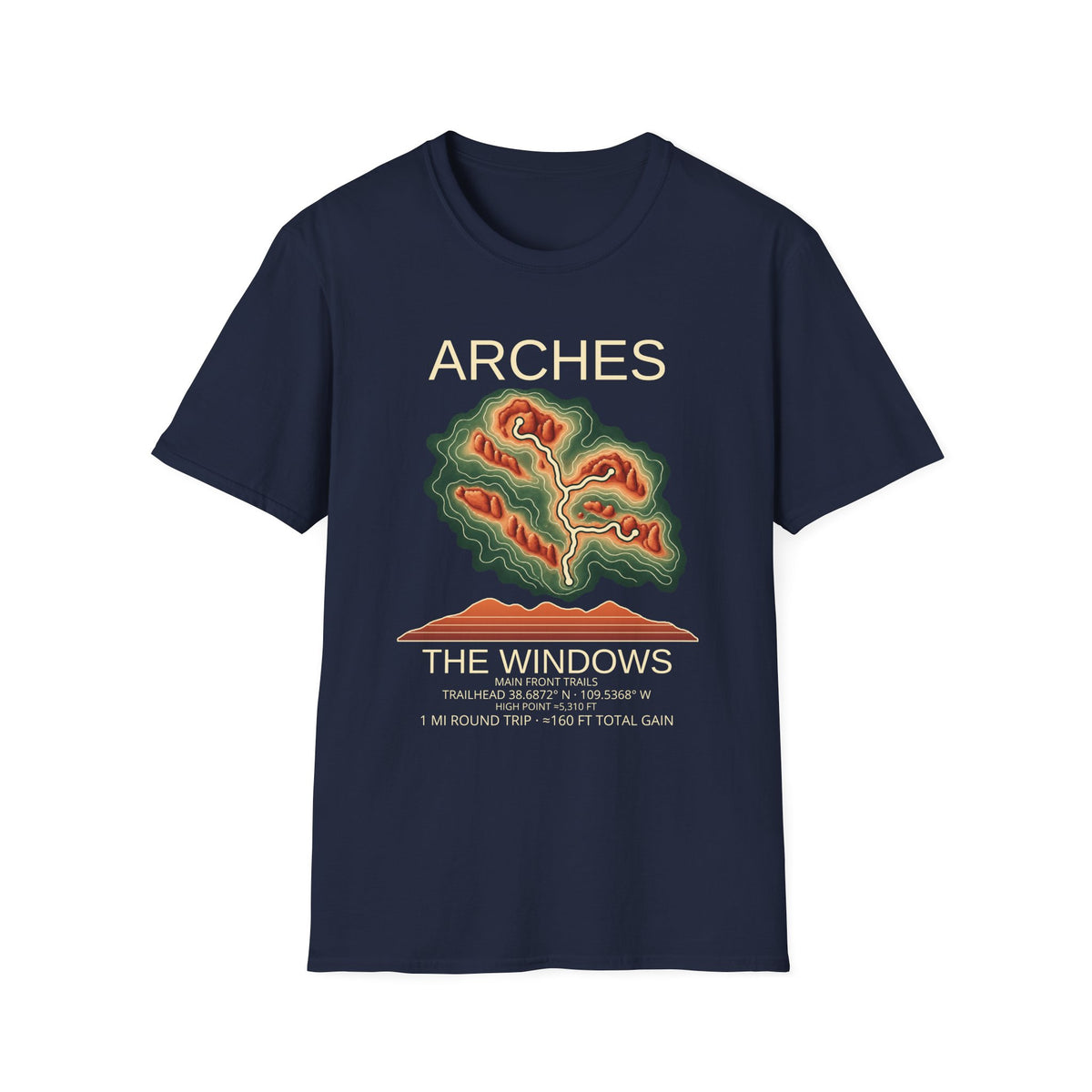 The Windows Hiking T-Shirt | Arches