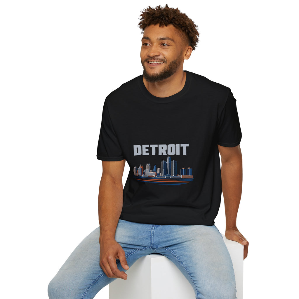 Detroit Skyline Architecture T-Shirt