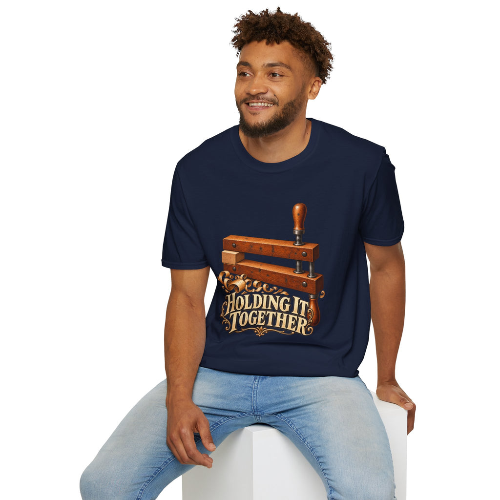 Holding It Together Handscrew Clamp Woodworking T-Shirt