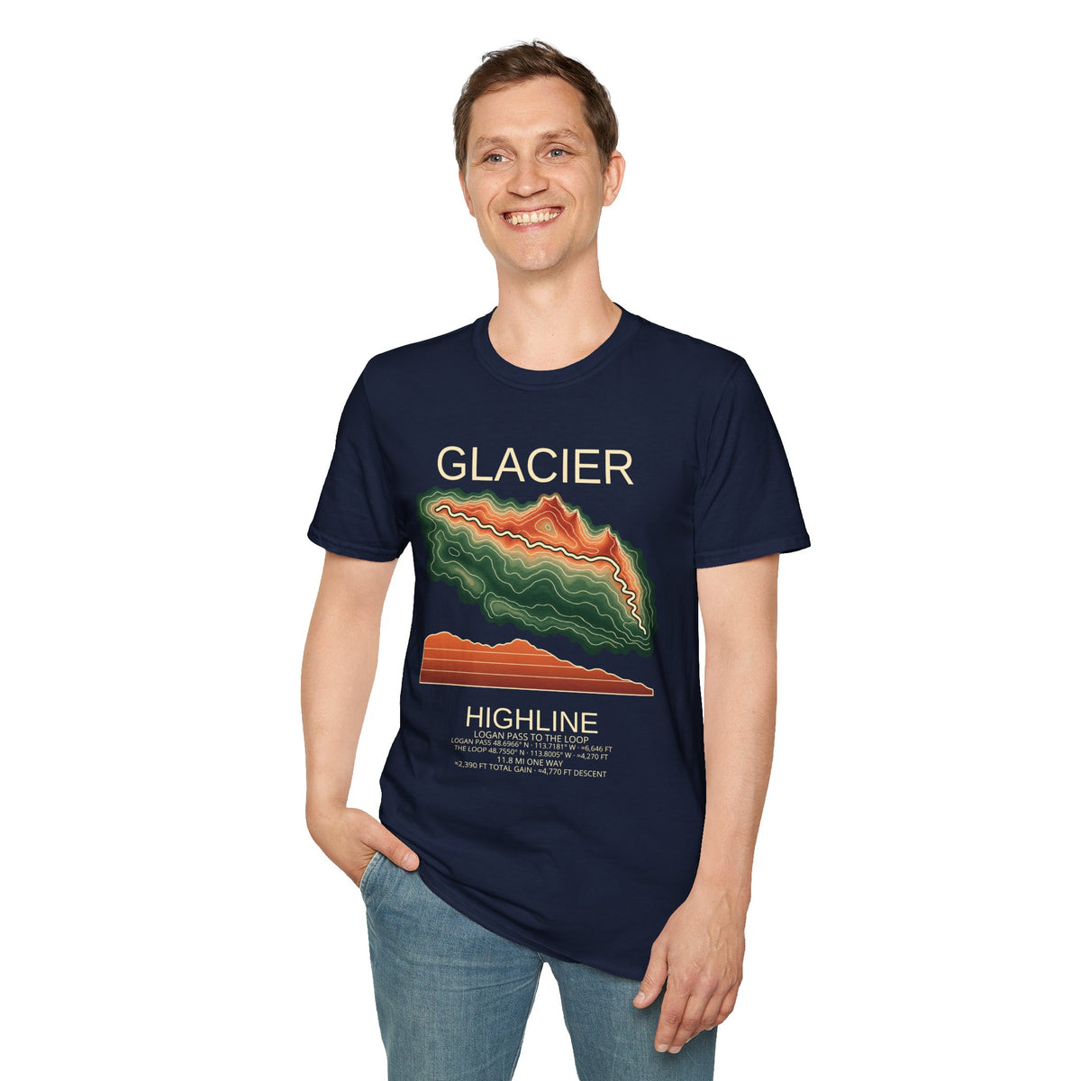 Highline Hiking T-Shirt | Glacier