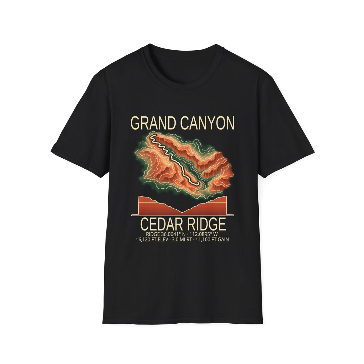 Cedar Ridge Hiking T-Shirt | Grand Canyon