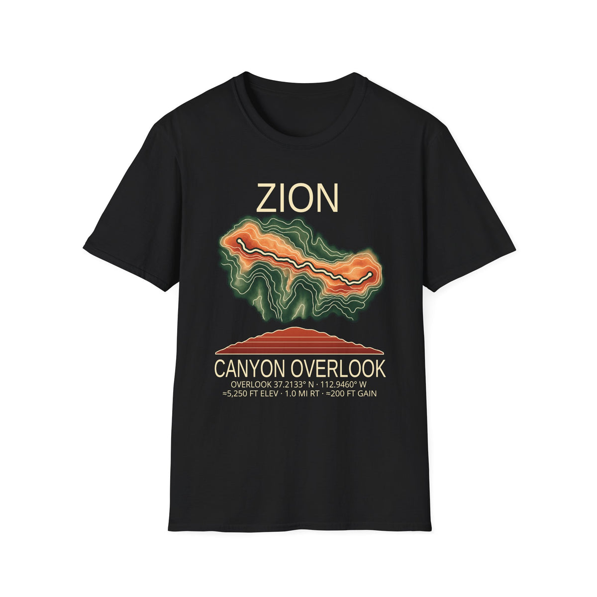 Canyon Overlook Hiking T-Shirt | Zion