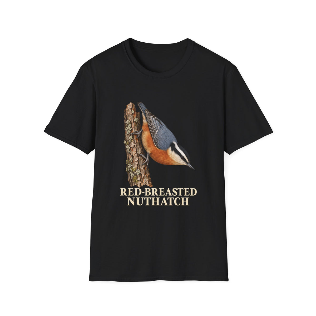 Red-Breasted Nuthatch Birdwatching T-Shirt