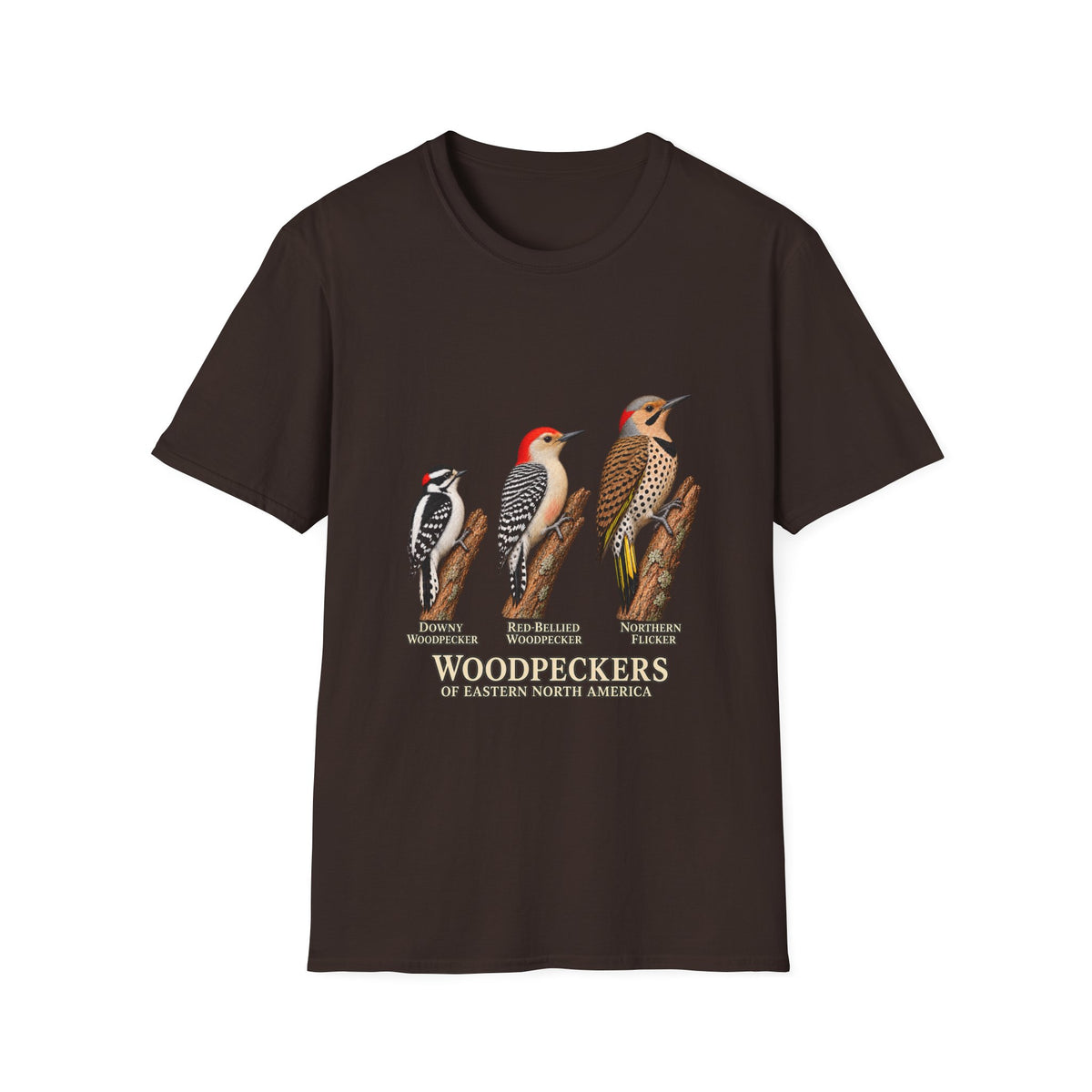 Eastern Woodpeckers Natural History T-Shirt