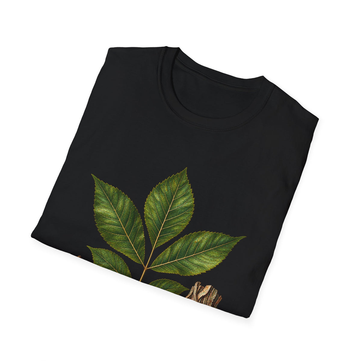 Shagbark Hickory Botanical Study T-Shirt