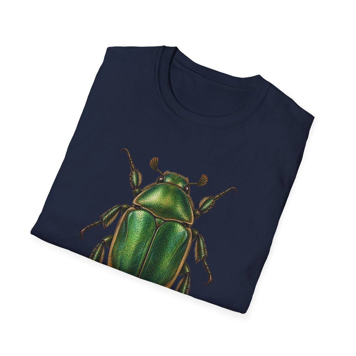 Green June Beetle Entomology T-Shirt