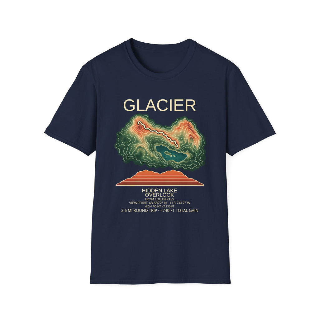 Hidden Lake Overlook Hiking T-Shirt | Glacier