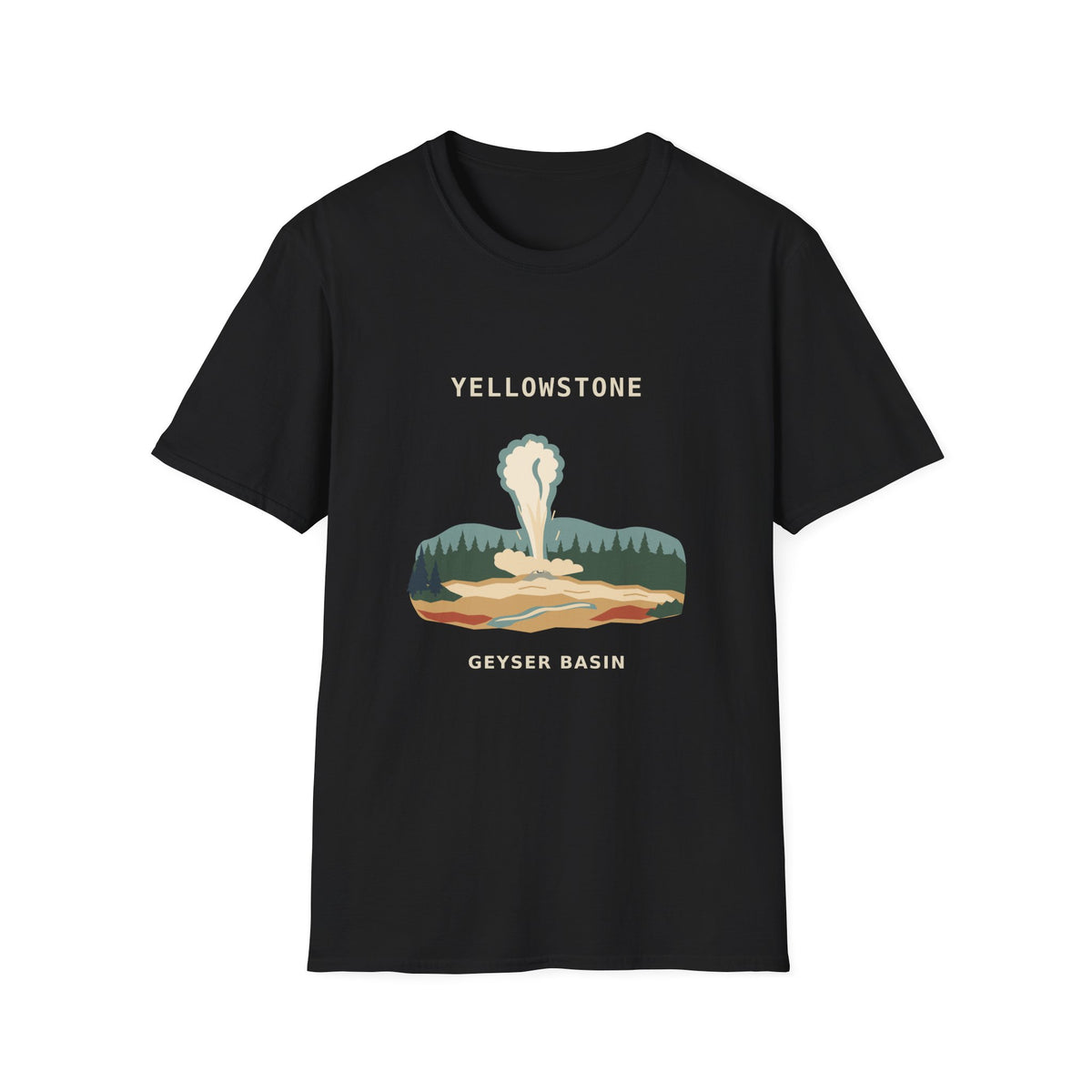 Yellowstone Geyser Basin Graphic T-Shirt