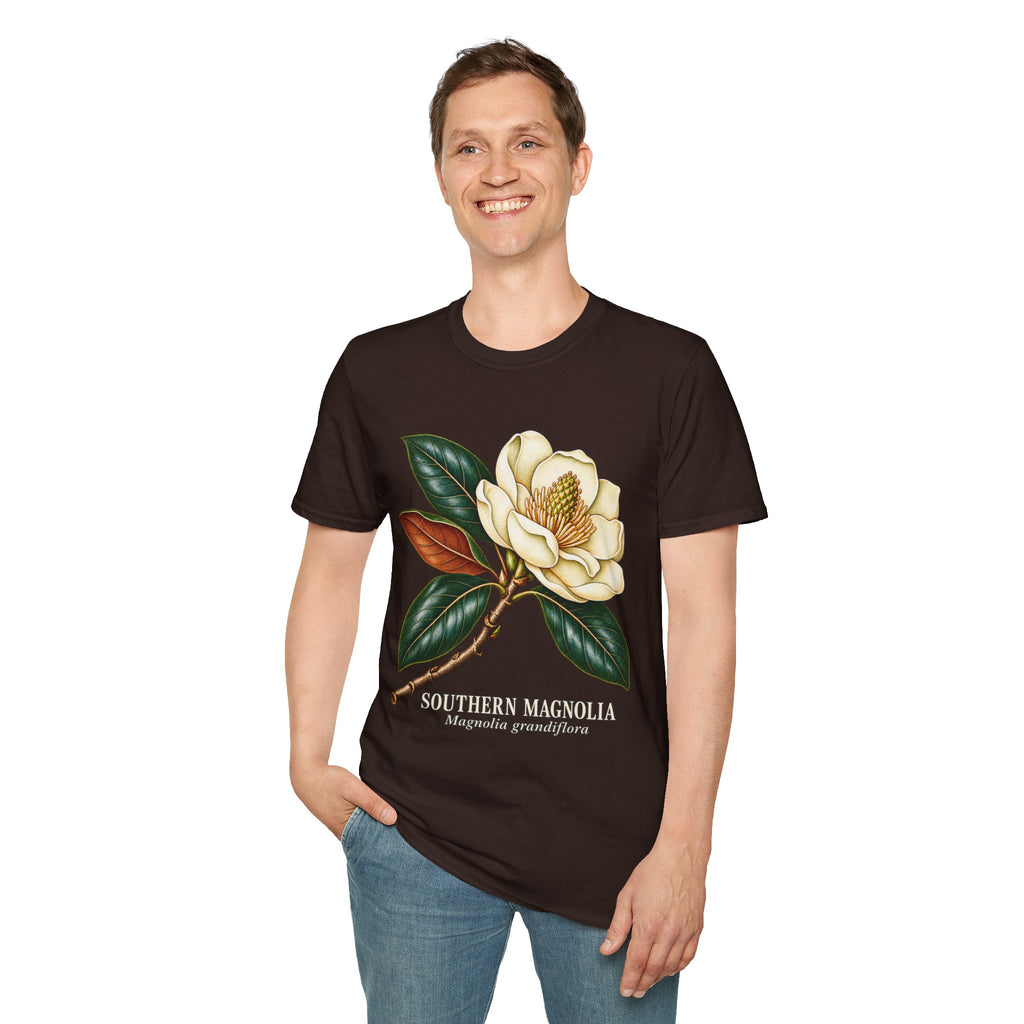 Southern Magnolia Botanical T-Shirt | Magnolia grandiflora