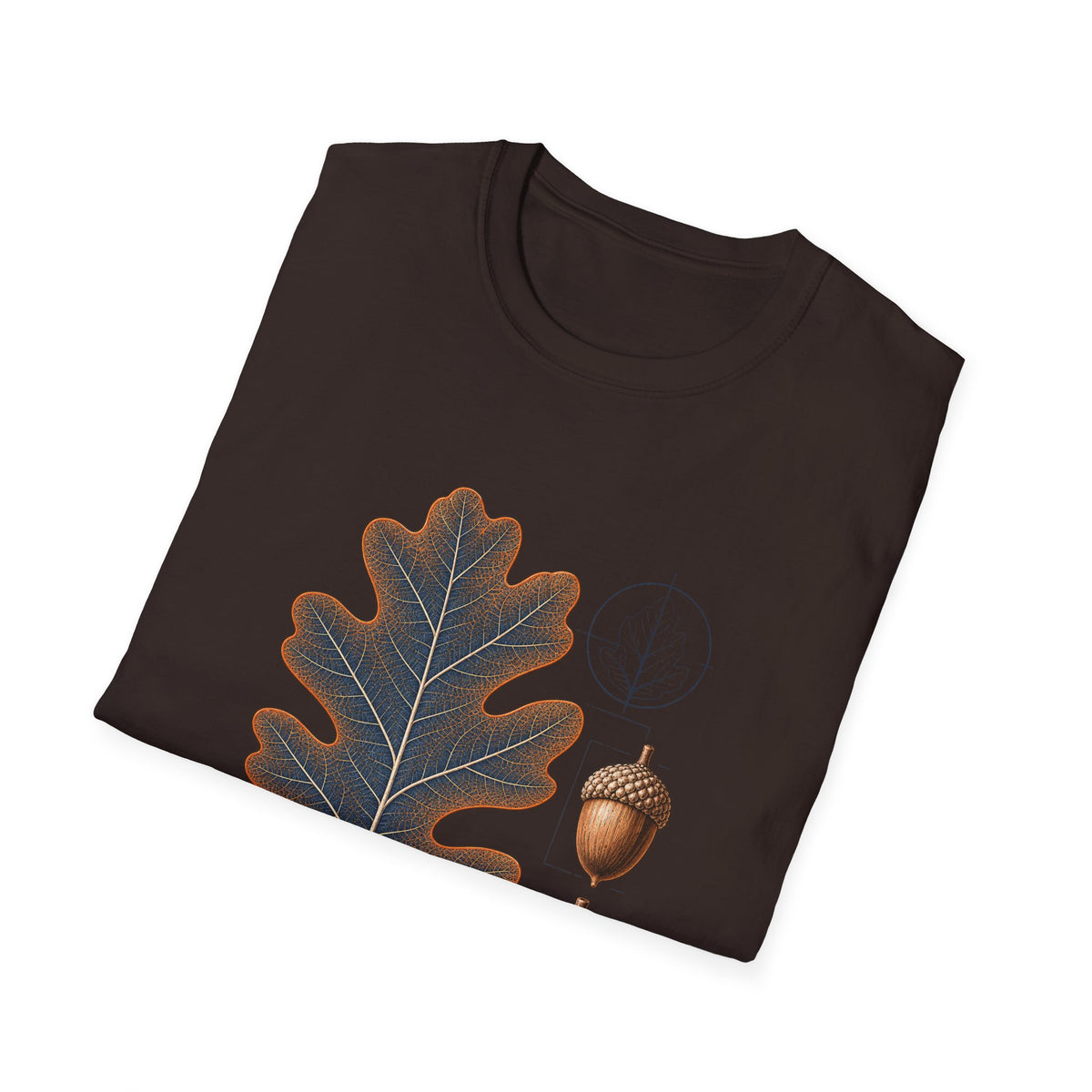 White Oak Leaf & Acorn Botanical T-Shirt