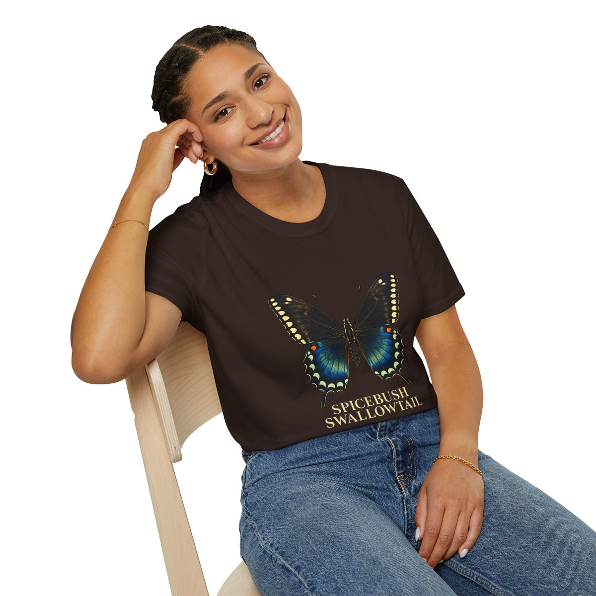 Spicebush Swallowtail Butterfly Study T-Shirt
