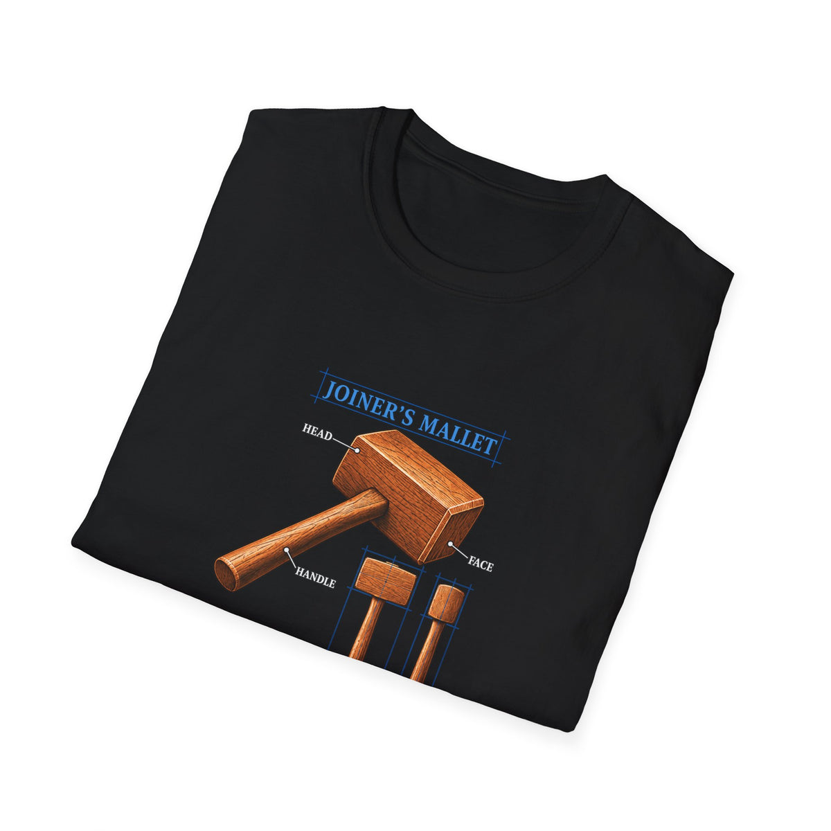 Joiner’s Mallet Head of Department Woodworking T-Shirt