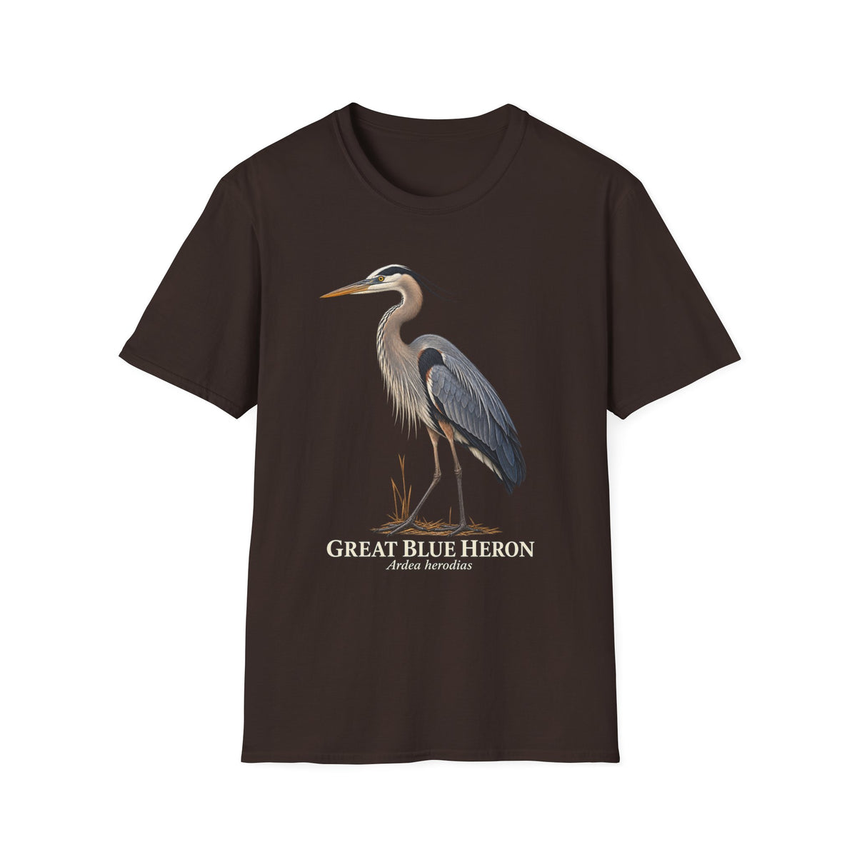 Great Blue Heron Birdwatching T-Shirt