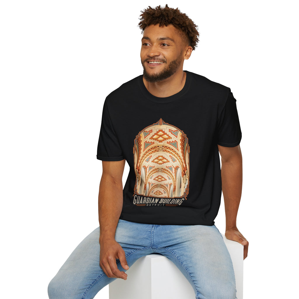 Guardian Building Detroit Architectural T-Shirt