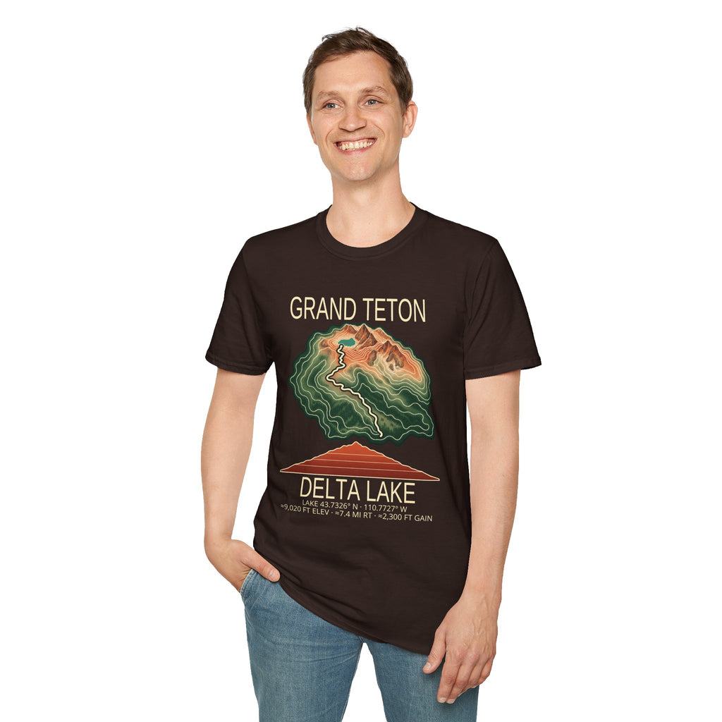 Delta Lake Hiking T-Shirt | Grand Teton