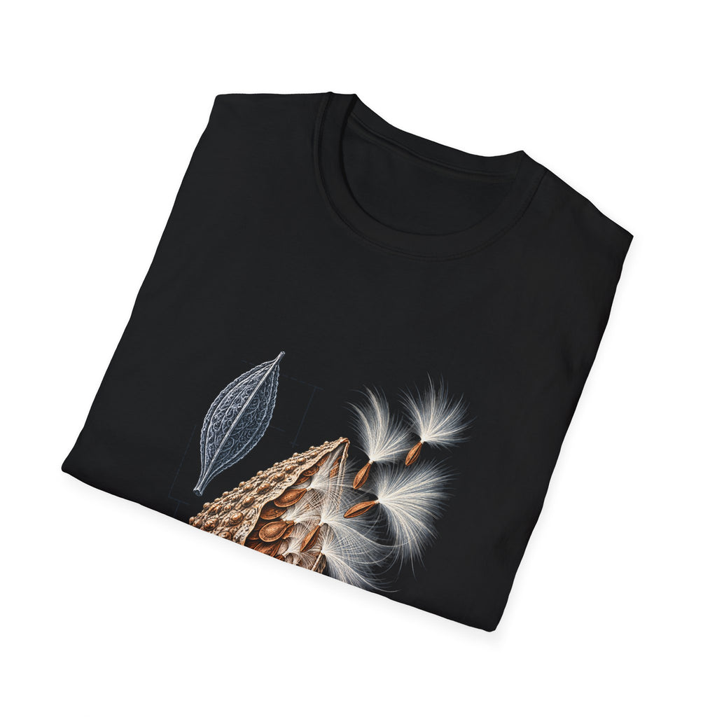 Common Milkweed Seedpod Botanical T-Shirt