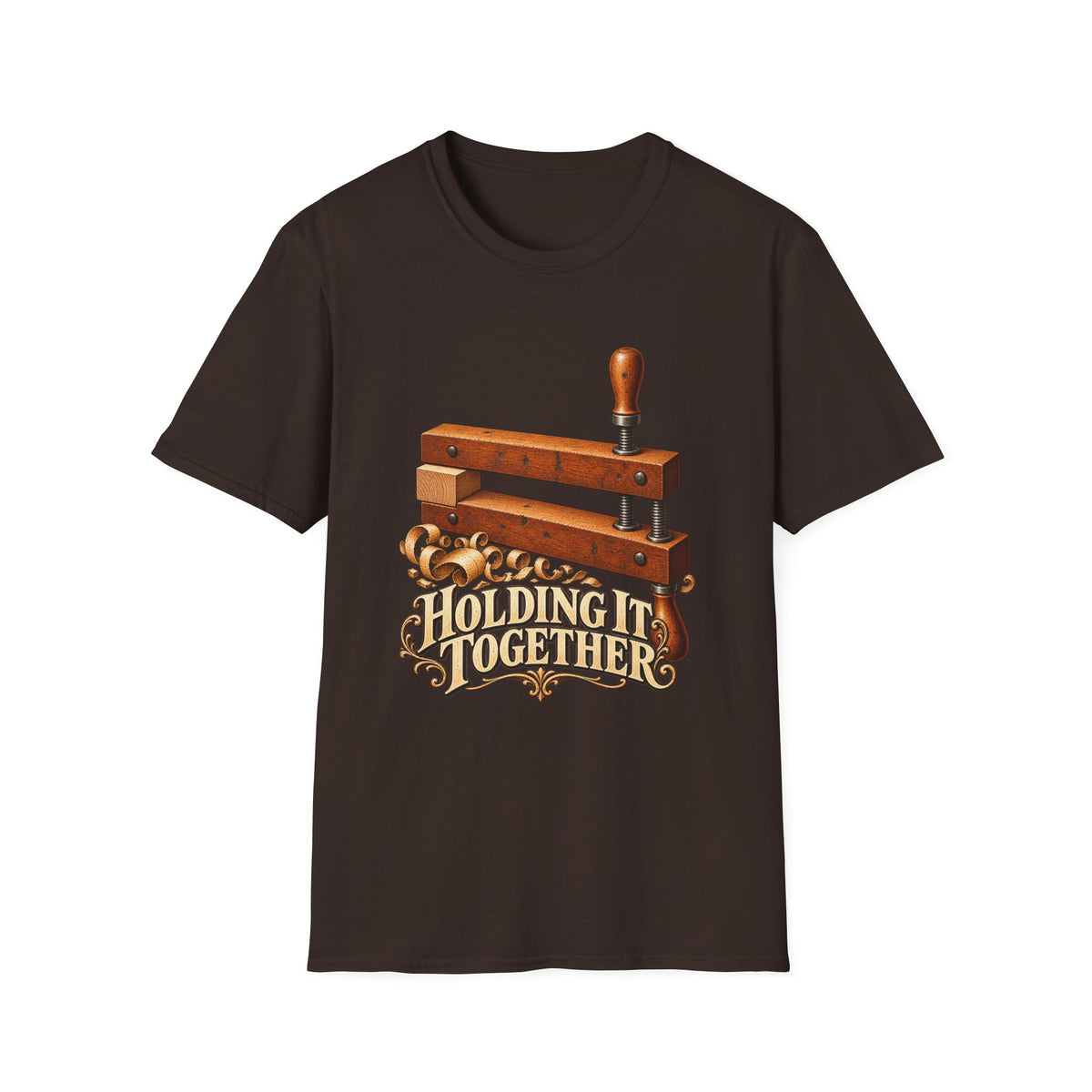Holding It Together Handscrew Clamp Woodworking T-Shirt