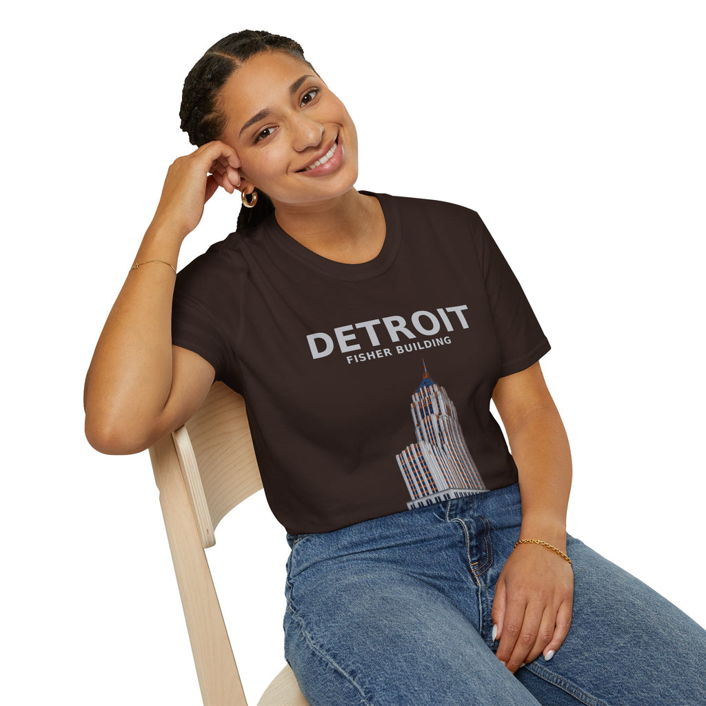 Fisher Building Detroit Architecture T-Shirt