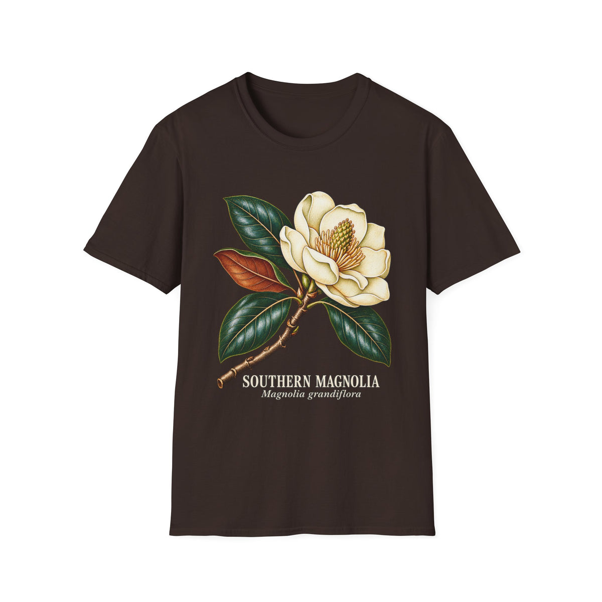 Southern Magnolia Botanical T-Shirt | Magnolia grandiflora