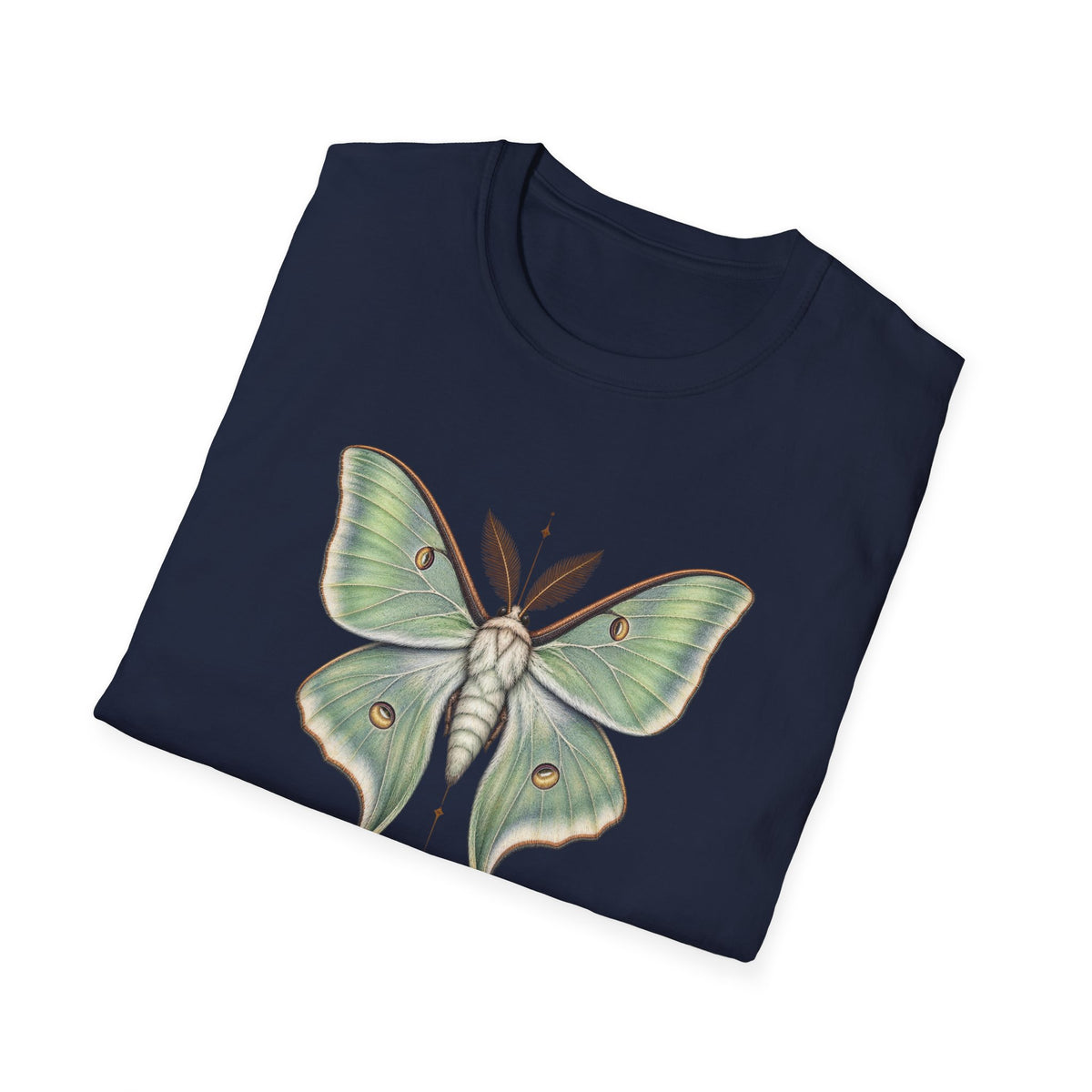 Luna Moth Natural History T-Shirt | Actias luna