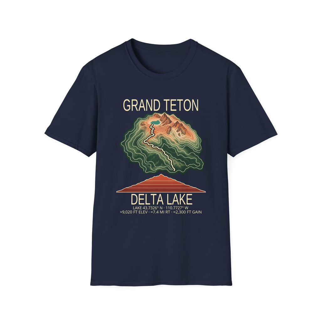 Delta Lake Hiking T-Shirt | Grand Teton