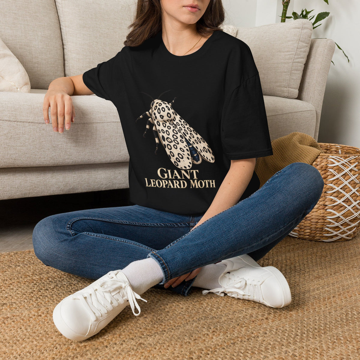 Giant Leopard Moth Entomology T-Shirt