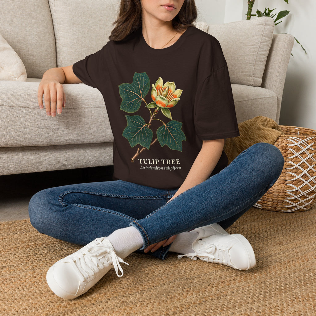 Tulip Tree Botanical T-Shirt | Liriodendron tulipifera