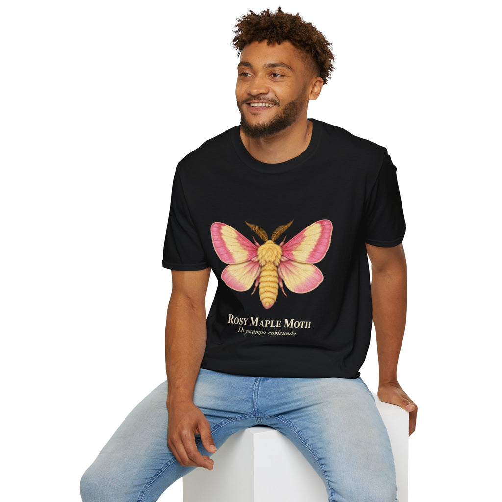 Rosy Maple Moth Natural History T-Shirt