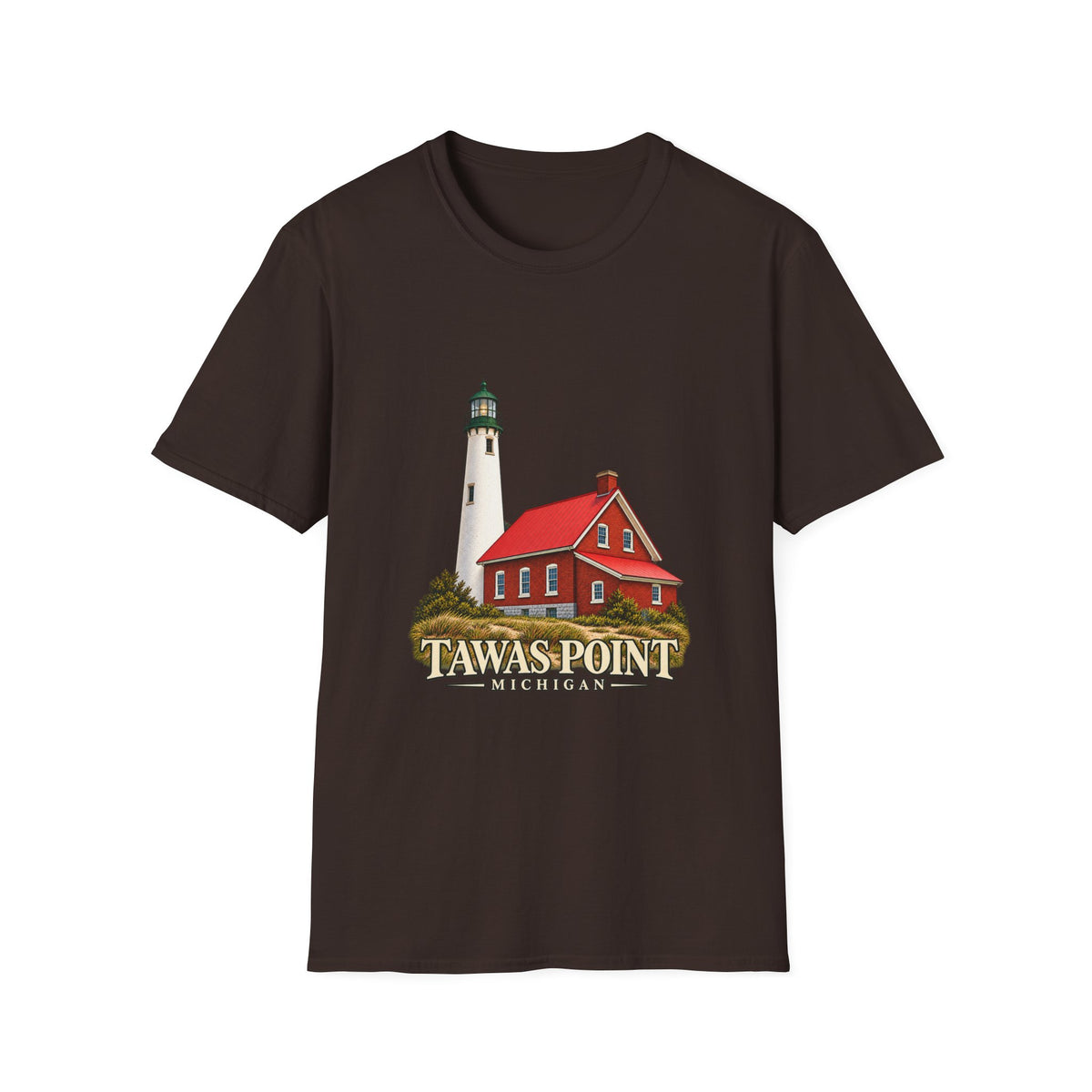Tawas Point Michigan Lighthouse T-Shirt