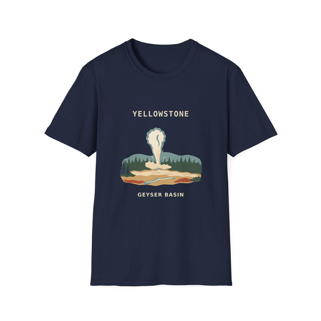 Yellowstone Geyser Basin Graphic T-Shirt