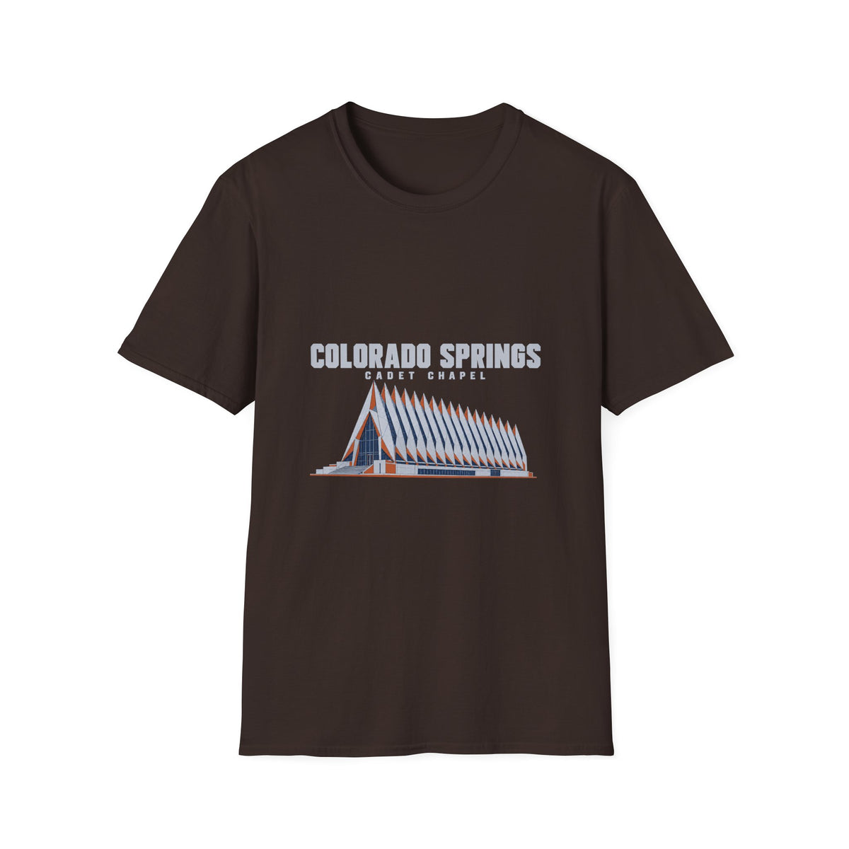 Cadet Chapel Colorado Springs Architecture T-Shirt