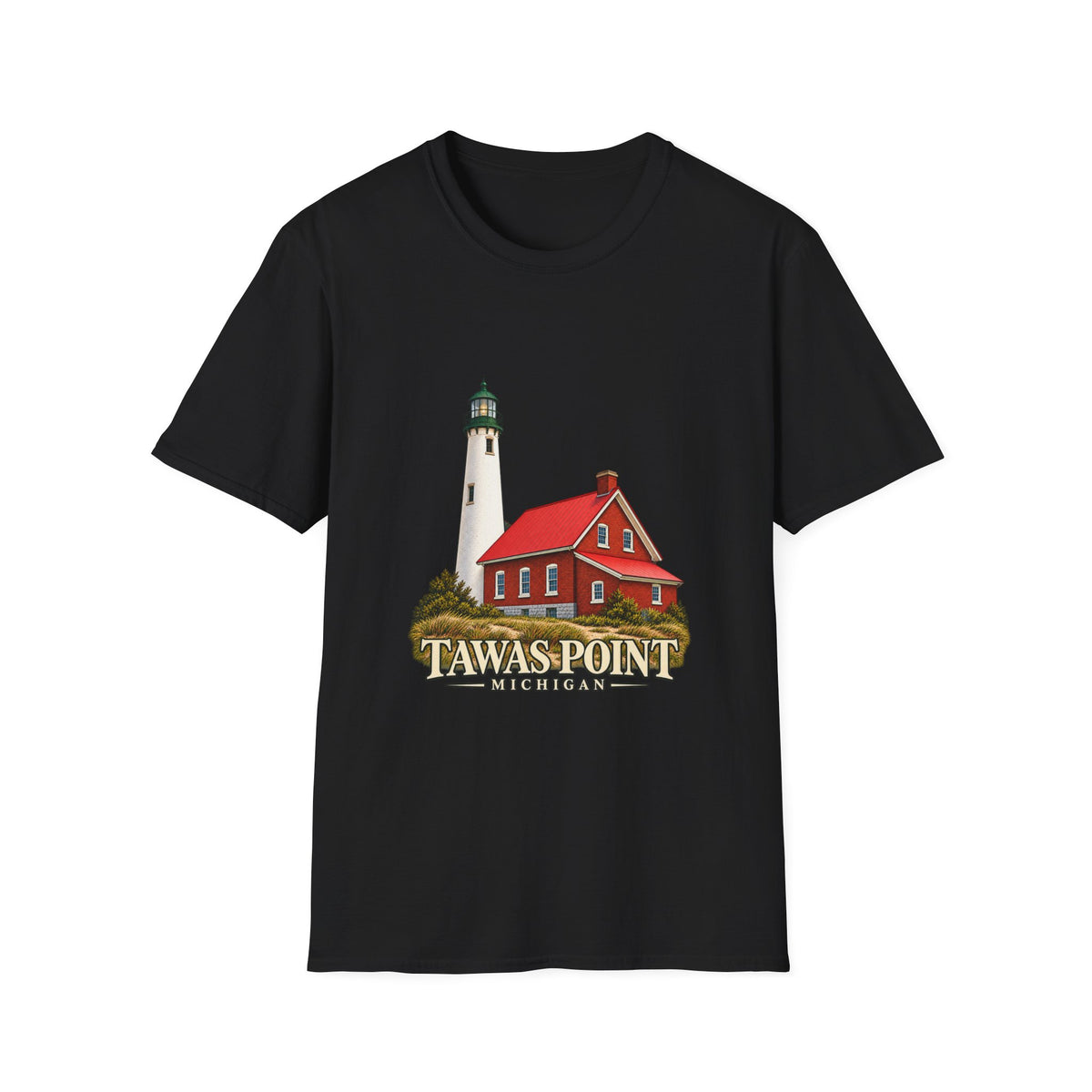 Tawas Point Michigan Lighthouse T-Shirt