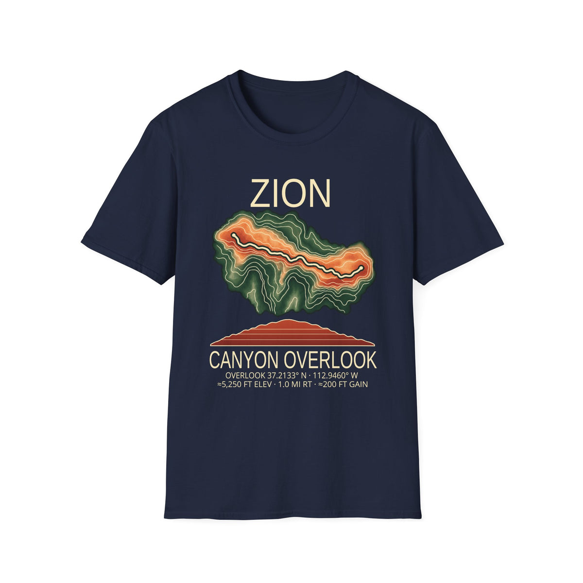 Canyon Overlook Hiking T-Shirt | Zion