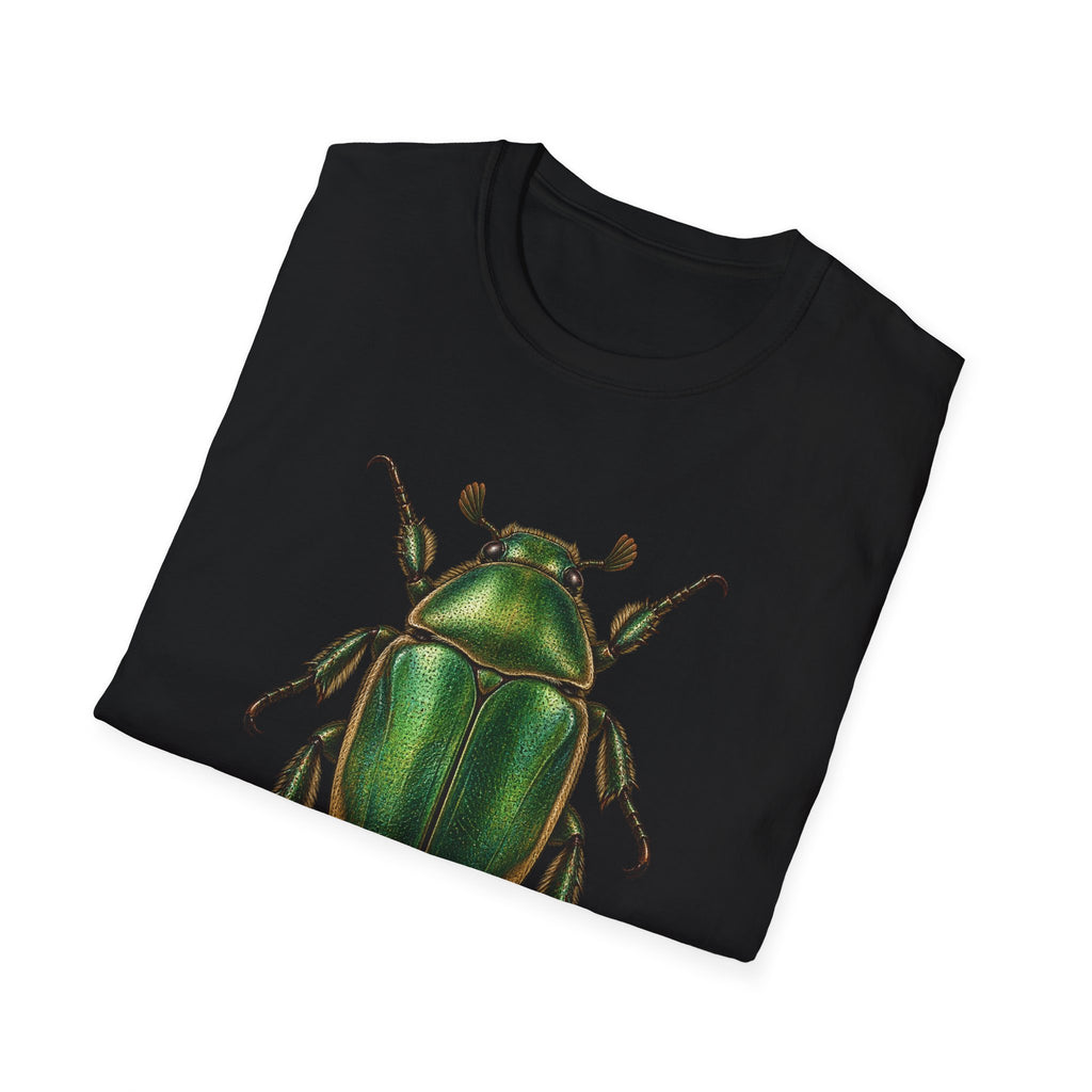 Green June Beetle Entomology T-Shirt