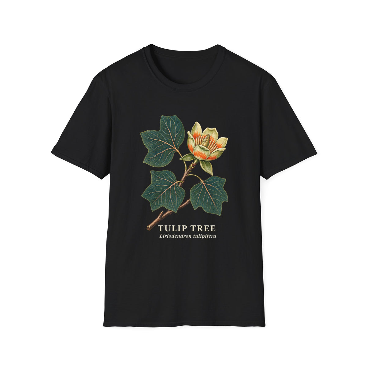 Tulip Tree Botanical T-Shirt | Liriodendron tulipifera