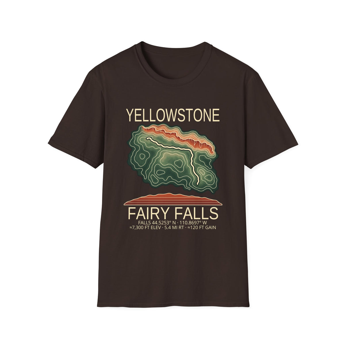 Fairy Falls Hiking T-Shirt | Yellowstone