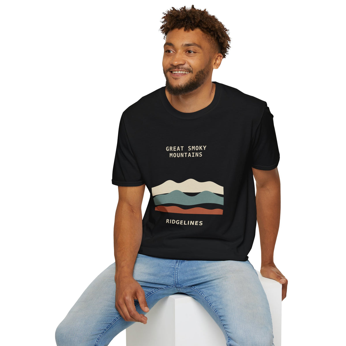 Great Smoky Mountains Ridgelines Graphic T-Shirt