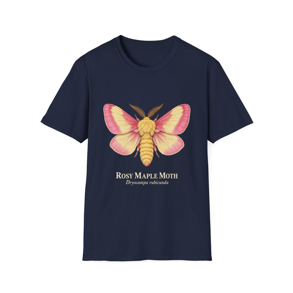 Rosy Maple Moth Natural History T-Shirt