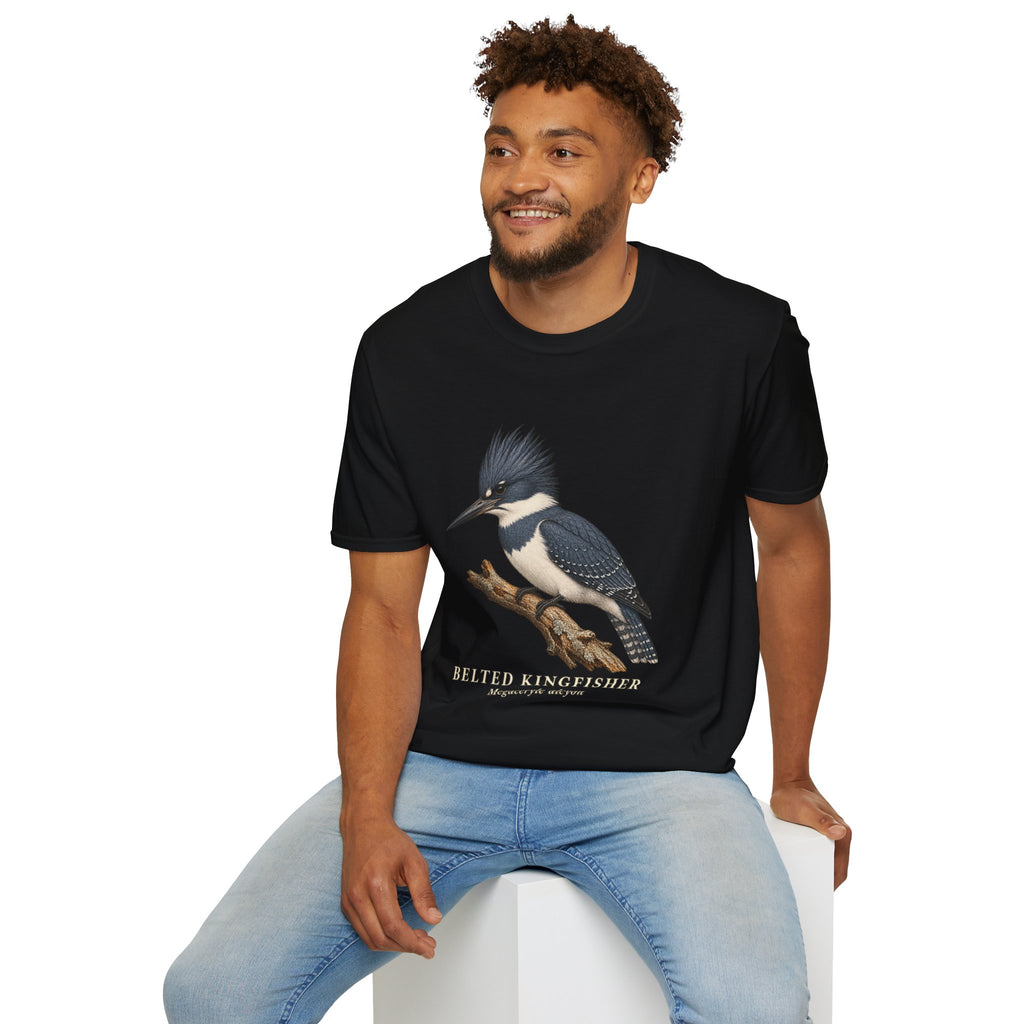 Belted Kingfisher Birdwatching T-Shirt