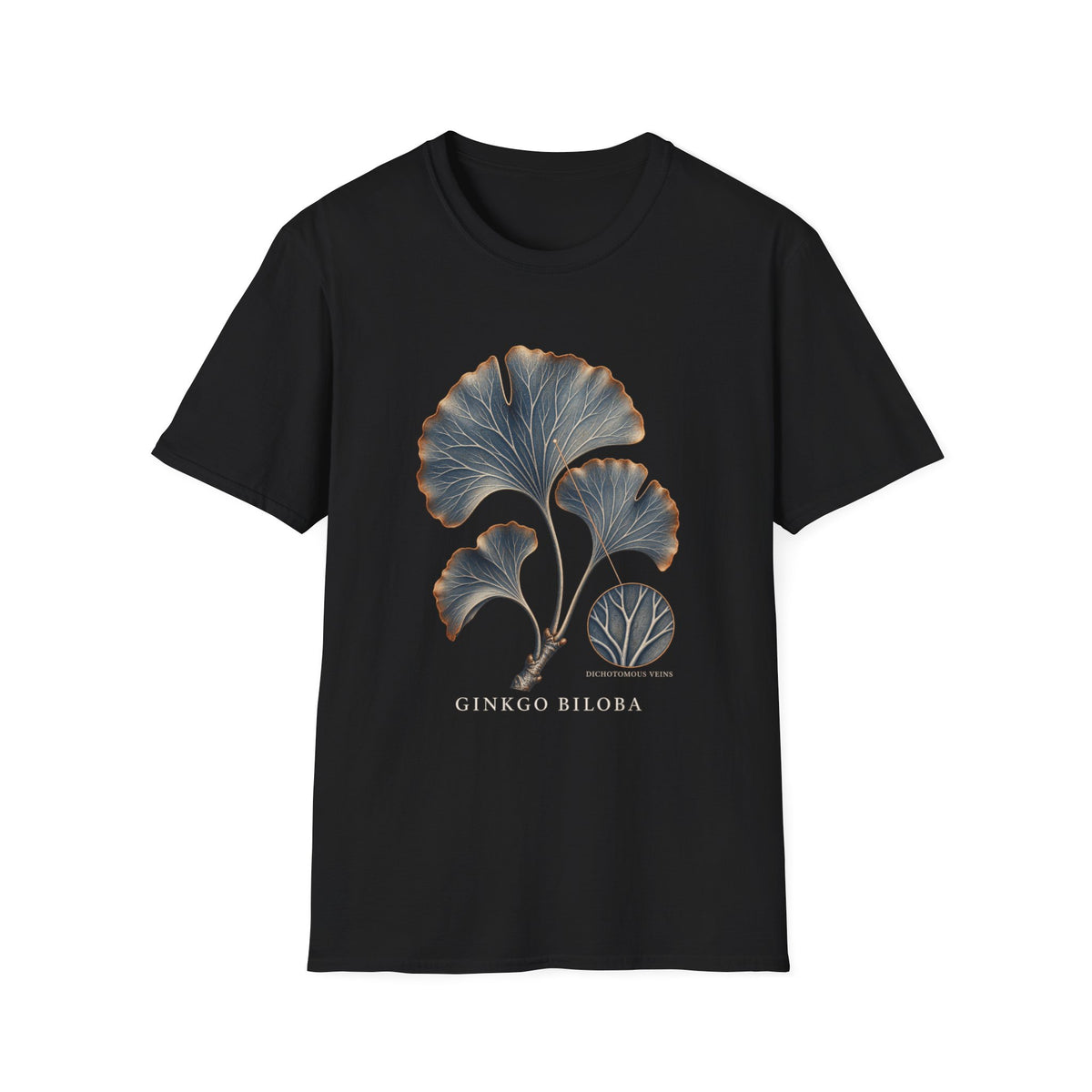 Ginkgo Biloba Leaf Botanical T-Shirt