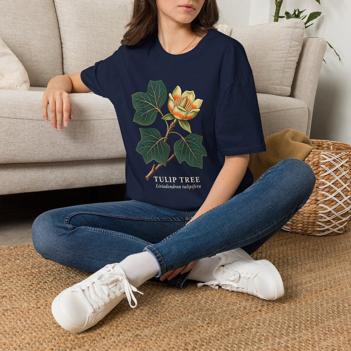 Tulip Tree Botanical T-Shirt | Liriodendron tulipifera
