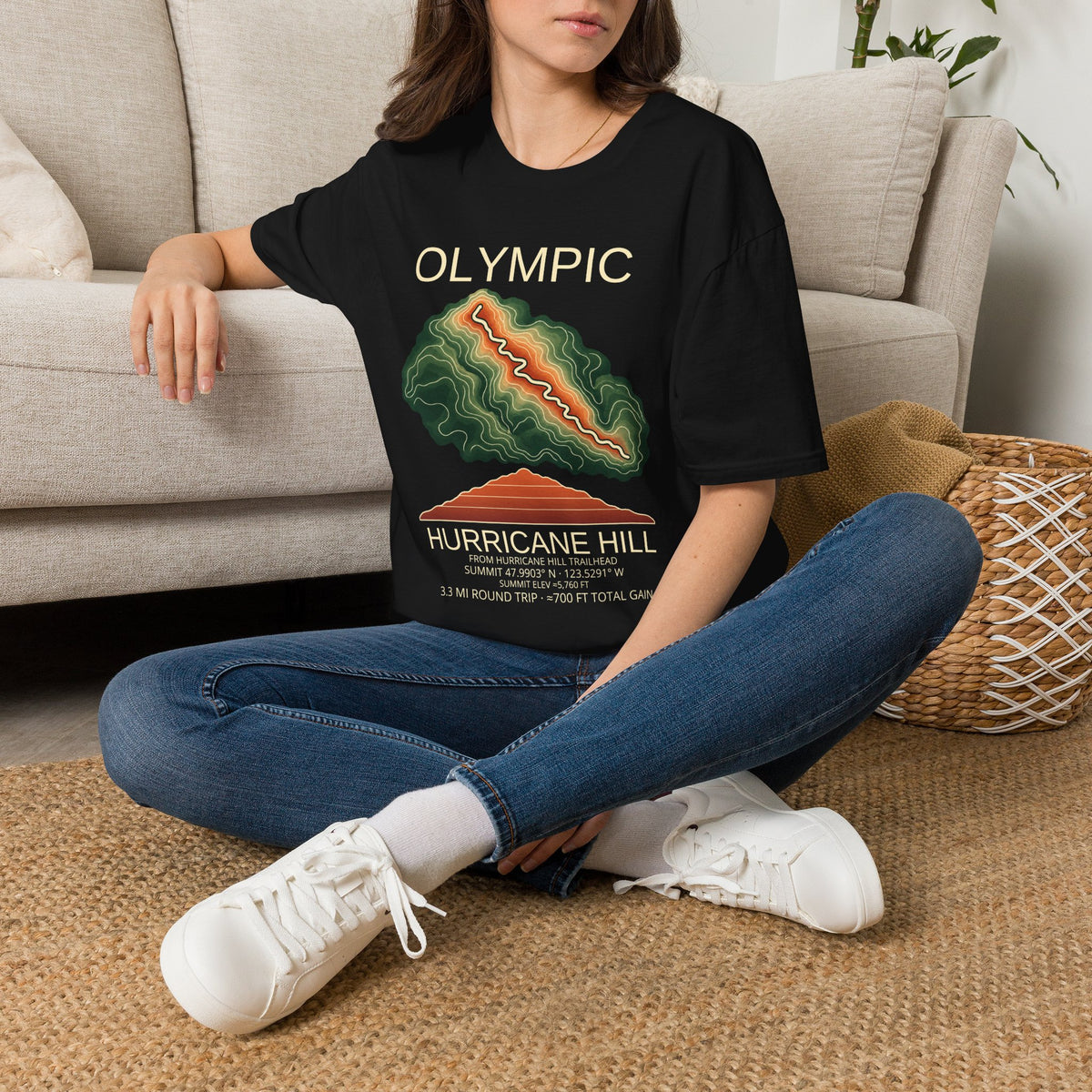 Hurricane Hill Hiking T-Shirt | Olympic